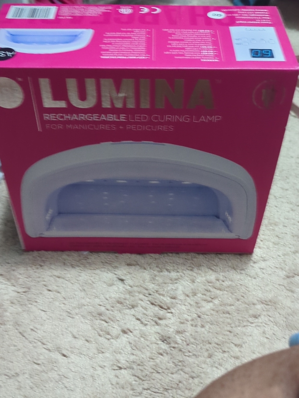 Rechargeable LED Curing Lamp - White